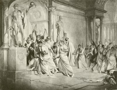 Julius Caesar. Act III-Scene I by Felix Octavius Carr Darley