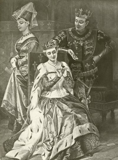 King Henry Fifth. Act V, Scene II by Felix Octavius Carr Darley