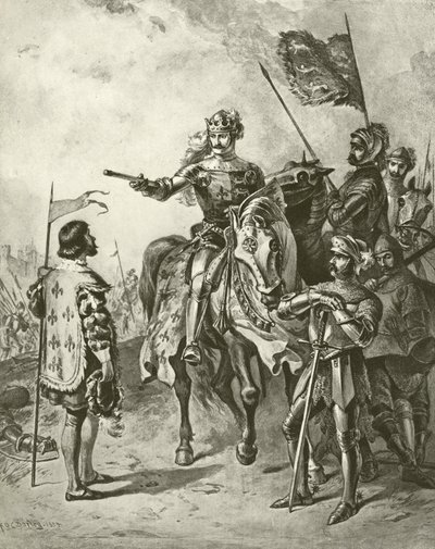 King Henry Fifth V. Act IV, Scene VII by Felix Octavius Carr Darley