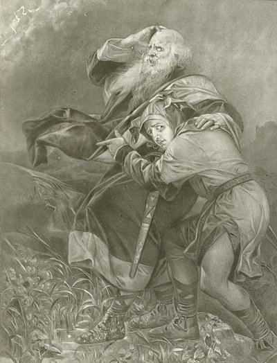King Lear. Act III, Scene II by Felix Octavius Carr Darley