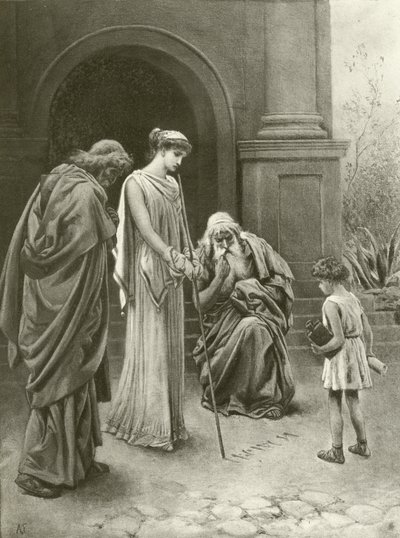Titus Andronicus. Act IV-Scene I by Felix Octavius Carr Darley