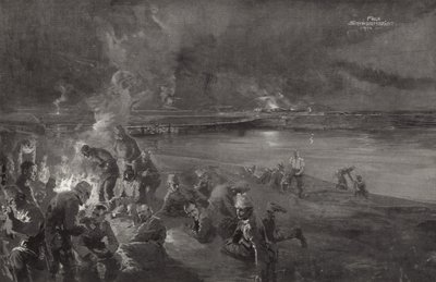 Germans on the Watch at the River Maas by Felix Schwormstadt