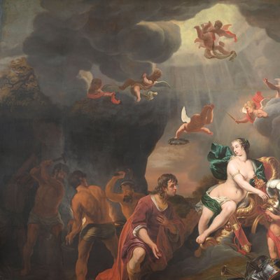 Aeneas Receiving a New Set of Armour from Venus by Ferdinand Bol