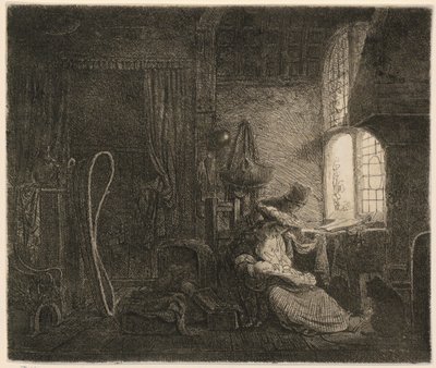 Family in a room by Ferdinand Bol