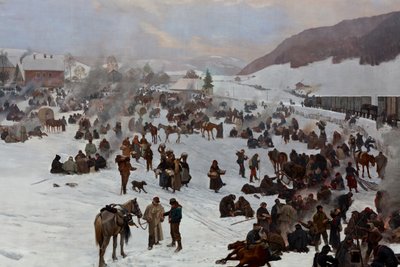 Bourbaki Panorama by Ferdinand & Castres Edouard (1838-1902) Hodler