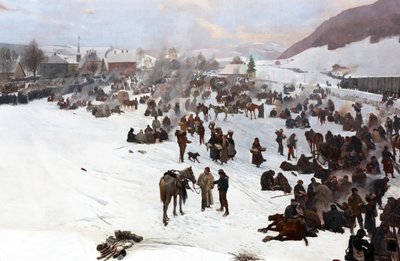 Bourbaki Panorama by Ferdinand & Castres Edouard (1838-1902) Hodler