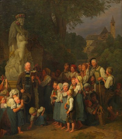 The Veneration of Saint John (John Devotion) by Ferdinand Georg Waldmüller