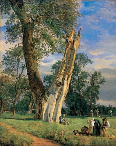 In the Prater Park by Ferdinand Georg Waldmuller