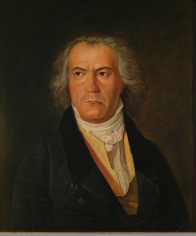 Ludwig van Beethoven by Ferdinand Georg Waldmuller