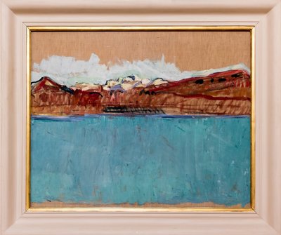 Lake Geneva and Mont Blanc in the afternoon by Ferdinand Hodler