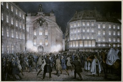 The students get the arms on the eve of March 13 by Ferdinand Hofbauer