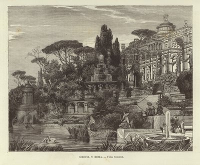 Greece and Rome - Roman villa by Ferdinand Knab