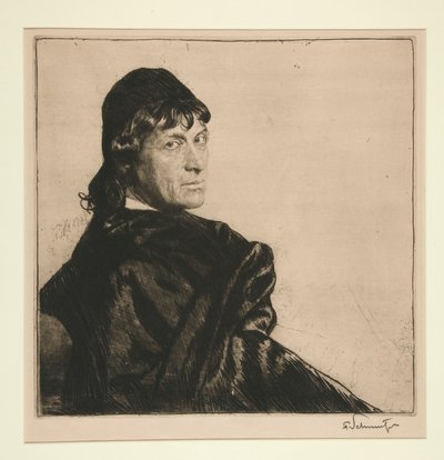 Portrait Study by Ferdinand Schmutzer