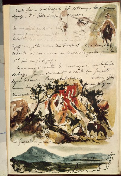 Carnets du Maroc by Ferdinand Victor Eugene Delacroix