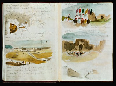 Arrival at Meknes by Ferdinand Victor Eugene Delacroix
