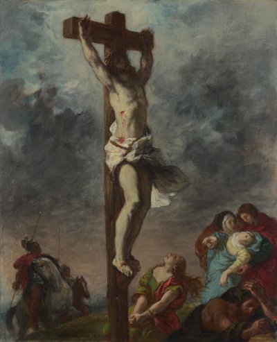 Christ on the Cross by Ferdinand Victor Eugene Delacroix