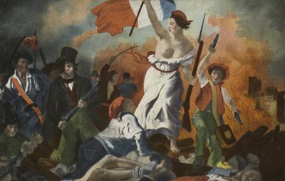 Liberty Guiding the People by Ferdinand Victor Eugene Delacroix
