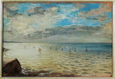The Sea Seen from Dieppe by Ferdinand Victor Eugene Delacroix