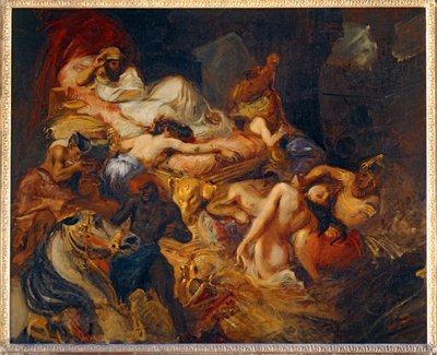 The Death of Sardanapalus, 1826-1827 by Ferdinand Victor Eugene Delacroix