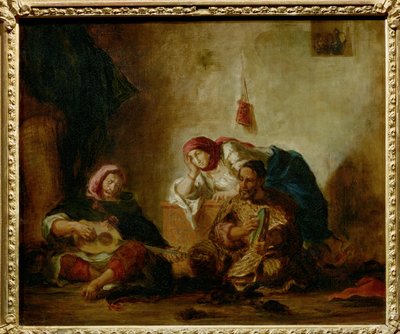 Jewish Musicians of Mogador by Ferdinand Victor Eugene Delacroix