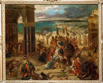 Constantinople Taken by the Crusaders by Ferdinand Victor Eugene Delacroix