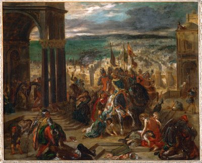 Constantinople Taken by the Crusaders by Ferdinand Victor Eugene Delacroix