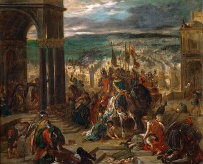 The Entry of the Crusaders in Constantinople by Ferdinand Victor Eugene Delacroix