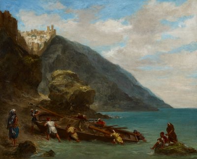 View of Tangier from the Seashore by Ferdinand Victor Eugene Delacroix