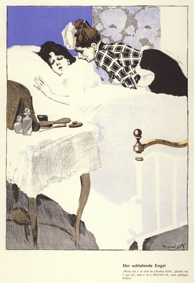 The Sleeping Angel by Ferdinand von Reznicek