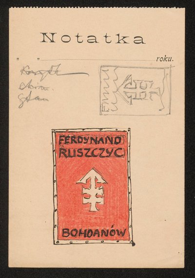 Ex Libris Ferdynand Ruszczyc - Project by Ferdynand Ruszczyc