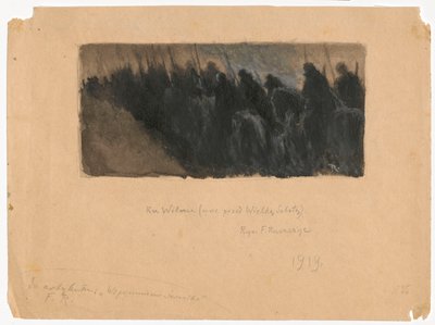 To Vilnius (Night before Holy Saturday) by Ferdynand Ruszczyc
