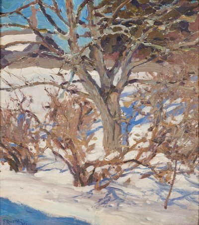 Winter Landscape by Ferdynand Ruszczyc