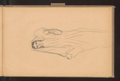 Sketch of the Virgin Mary by Ferdynand Ruszczyc