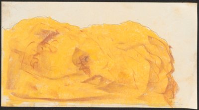 Sketch of a Rock, Loose in Sketchbook 1912/II by Ferdynand Ruszczyc