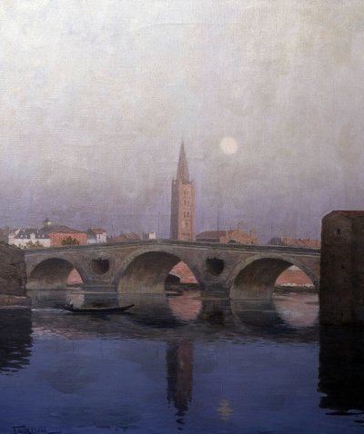 Le Pont Neuf in Toulouse, Early 20th Century by Fernand Antonin Mercié