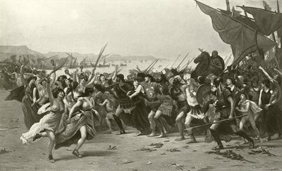 The Victors of Salamis by Fernand Cormon