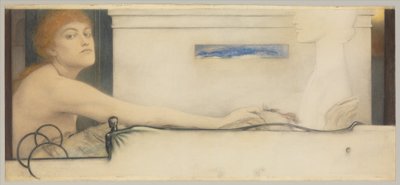 The Offering by Fernand Khnopff