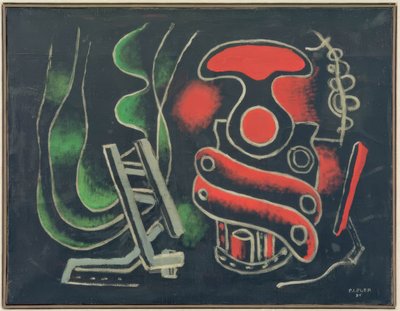 Composition with Corkscrew by Fernand Leger