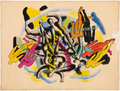 The Divers by Fernand Leger