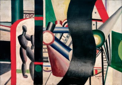 Colored Chauffeur by Fernand Leger
