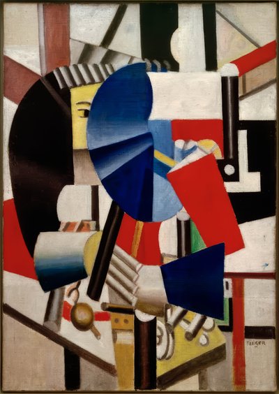 Woman with Mirror by Fernand Leger