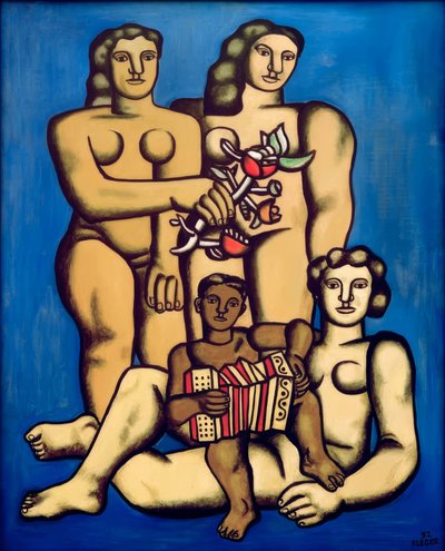 Composition with Three Sisters by Fernand Leger