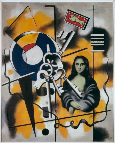 Mona Lisa with Keys by Fernand Leger