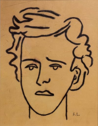 Portrait, Arthur Rimbaud Museum, Charleville-Mezieres, Ardennes, France by Fernand Leger