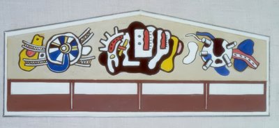 Study for the French Line Pier by Fernand Leger