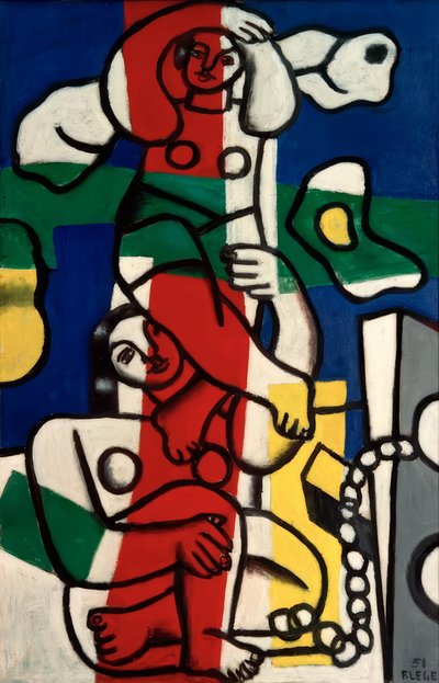 Multicolored Acrobats by Fernand Leger