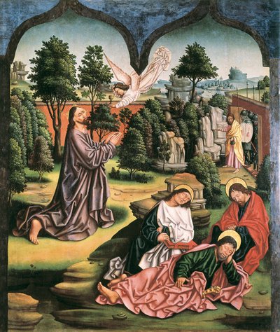 Prayer in the Garden of Olives by Fernando Gallego by Fernando Gallego