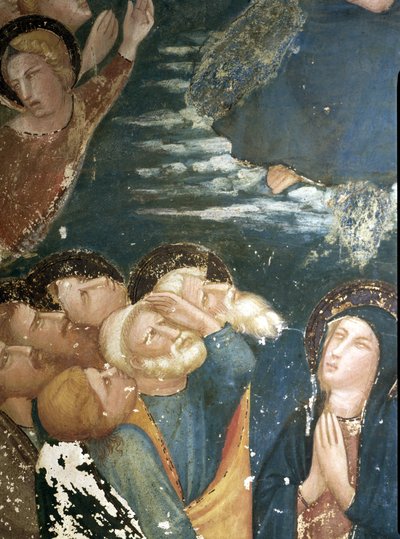 Ascension of Jesus into Heaven (detail) by Ferrer Bassa
