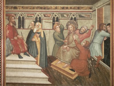 The Scourging of Christ before Pontius Pilate by Ferrer Bassa