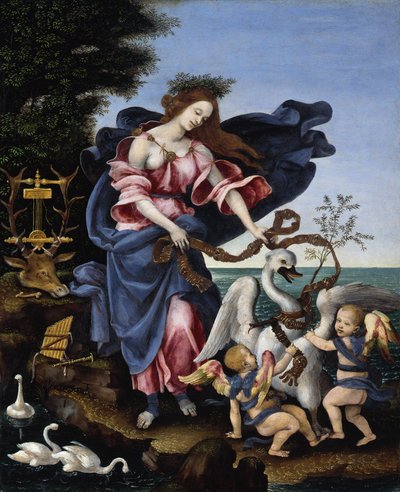 Allegory of Music (Erato) by Filippino Lippi